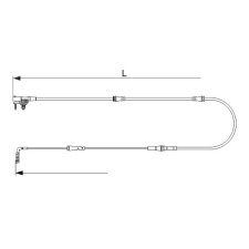 Bosch figyelmezető kontaktus, fékbetétkopás BOSCH 1 987 473 627 autóalkatrész