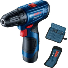 Bosch GSR 120-LI 2x2Ah + 23 db-os bit készlet barkácsgép akkumulátor