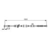 Bosch huzal, rögzítőfék 1 987 482 400