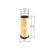 Bosch légszűrő F 026 400 214