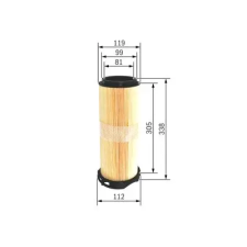 Bosch légszűrő F 026 400 214 autóalkatrész