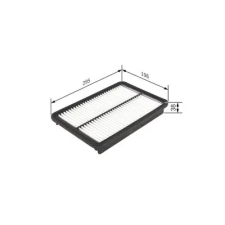 Bosch légszűrő F 026 400 446 autóalkatrész