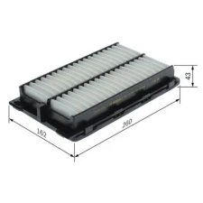 Bosch légszűrő F 026 400 827 autóalkatrész