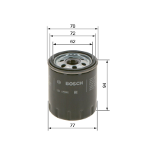 Bosch olajszűrő BOSCH F 026 407 268 autóalkatrész