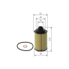 Bosch olajszűrő BOSCH F 026 407 348