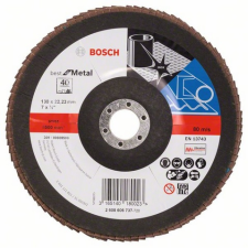 Bosch PRO X571 legyezőtárcsa, 180 mm, G40, inoxhoz, fémhez (2608606737) barkácsgép tartozék