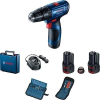 Bosch Professional Bosch GSB 120-LI 2x2Ah + 23 db-os bit és fúrószár készlet