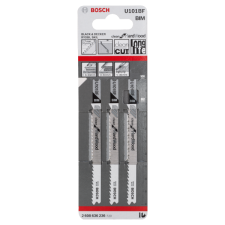 Bosch Professional SZÚRÓFŰRÉSZLAP U 101 BF, 3DB/CSOMAG fűrészlap