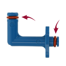 Bosch Siemens Pipacső tömítés 2 db (EQ5) kávéfőző kellék