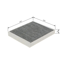 Bosch szűrő, utastér levegő BOSCH 1 987 435 575 autóalkatrész