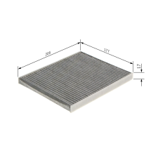 Bosch szűrő, utastér levegő BOSCH 1 987 435 583 autóalkatrész