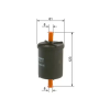 Bosch Üzemanyagszűrő 0 450 902 151
