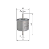 Bosch Üzemanyagszűrő 0 450 905 324