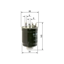 Bosch Üzemanyagszűrő 0 450 906 409 autóalkatrész