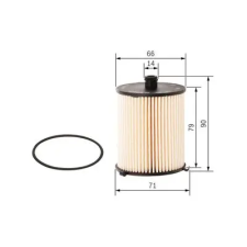 Bosch Üzemanyagszűrő F 026 402 810 autóalkatrész