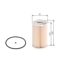 Bosch Üzemanyagszűrő F 026 402 829 autóalkatrész