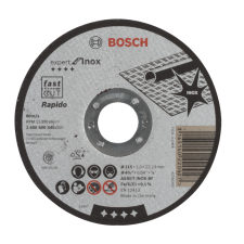 Bosch VÁGÓTÁRCSA RAPIDO INOX 115X1,0MM EGYENES csiszolókorong és vágókorong
