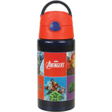  Bosszúállók Smash alumínium kulacs akasztóval 500 ml kulacs, kulacstartó