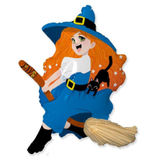 Boszorkány Broom fólia lufi 61 cm (WP) party kellék