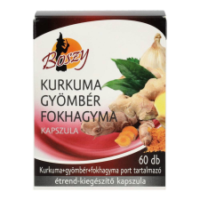  BOSZY KURKUMA-GYÖMBÉR-FOKHAGYMA KAPSZULA vitamin és táplálékkiegészítő