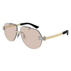 Bottega Veneta BV1342S 002 SILVER BROWN napszemüveg