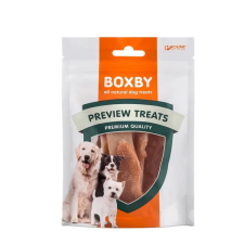 Boxby Boxby Preview Treats Duck Dental Strips 90 g jutalomfalat kutyáknak