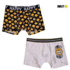  boxer szett/2db Smiley 9-10 év (134-140 cm) gyerek alsó