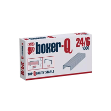 BOXER Tűzőkapocs, 24/6, BOXER, 1000db/doboz gemkapocs, tűzőkapocs