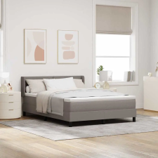  Boxrugós ágy párnával fejtámlával Tópszínű 200 x 140 cm szövet ágy és ágykellék