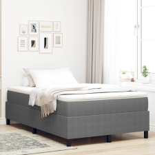  Boxspring Ágy Matrac Sötétszürke - 120 x 200 cm kordbársony ágy és ágykellék