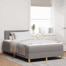  Boxspring ágy matraccal matracmal Tópszínű 120 x 200 cm szövet ágy és ágykellék