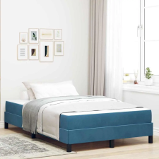  Boxspring ágy matraccal Sötét kék 120 x 190 cm Bársony ágy és ágykellék