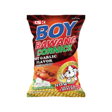 Boy Bawang Boy Bawang ropogós fokhagymás kukorica snack 90 g előétel és snack