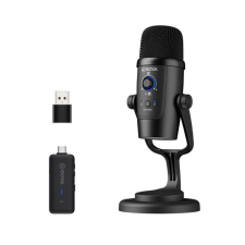 Boya BY-PM500W Vezeték-nélküli/ USB Dual-Asztali Mikrofon mikrofon