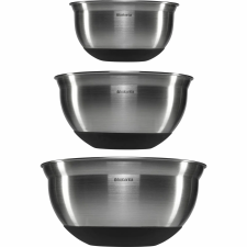 Brabantia 363900 Rozsdamentes Acél keverőtál készlet 1+1.6+3L - Inox konyhai eszköz