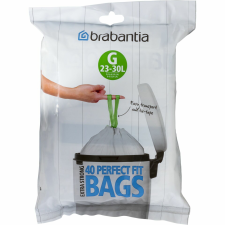 Brabantia 375668 PerfectFit szemeteszsák 25-30 L 40 db - fehér (37 56 68) tisztító- és takarítószer, higiénia