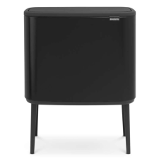 Brabantia Bo Touch 11 + 23 literes érintőfedeles fém Szelektív szemetes - Fekete szemetes