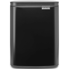 Brabantia Bo Waste Bin acél szemetes felnyitható fedéllel, fali/álló - matt fekete 7L szemetes