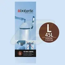 Brabantia Brabantia szemeteszsák 45l 10 db, L konyhai eszköz