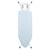 Brabantia C 1005620 Vasalódeszka, 124x45 cm, 7 állítható pozíció, Nagy vasalóállvány, Világoskék