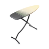 Brabantia D 1008898 Vasalódeszka, 135x45 cm, 7 állítható pozíció, Hőálló vasalózóna, Sárga/zöld