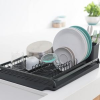 Brabantia Edényszárító tálcával 49 * 38 cm Dark Grey 117404