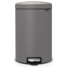 Brabantia NewIcon acél pedálos szemetes - betonszürke ásványi textúra 20L szemetes