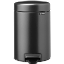 Brabantia NewIcon acél pedálos szemetes - magabiztos szürke 3L szemetes