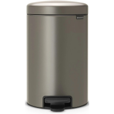 Brabantia NewIcon acél pedálos szemetes - platinaszürke 12L szemetes