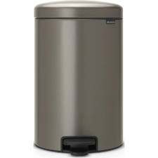 Brabantia NewIcon acél pedálos szemetes - platinaszürke 20L szemetes