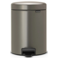 Brabantia NewIcon acél pedálos szemetes - platinaszürke 5L szemetes