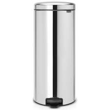 Brabantia NewIcon acél pedálos szemetes - rozsdamentes acél, fényes 30L szemetes