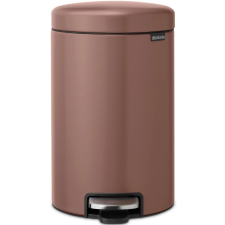 Brabantia NewIcon acél pedálos szemetes - szaténrózsaszín taupe 12L szemetes