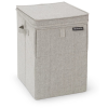 Brabantia Stackable Laundry Box egymásra helyezhető szennyestartó doboz. fix tetővel. téglalap formájú. 35L. szürke - 120428